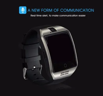 Smart Watch Laikrodis Q18 SmartWatch Paramos Sim TF Kortelės Telefono Ryšio Stumti Pranešimą Kamera, 