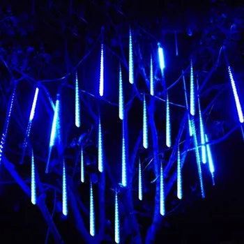 Naujųjų Metų 30cm Lauko Meteoras Dušas Lietaus 6 Vamzdžiai, LED Žibintai, Vandeniui Už Sniegas Kalėdų Eglutė Sodo Vestuves Dekoras