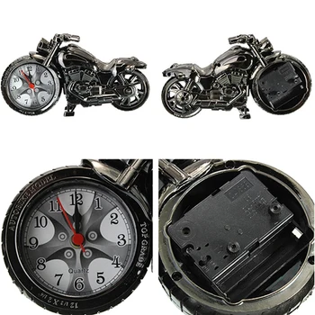 1pcs Mados Kūrybos Motociklo Žadintuvas Namų Puošybai Sieninis Laikrodis Stalinis Laikrodis Siųsti Naujųjų Metų Kalėdinė Dekoracija