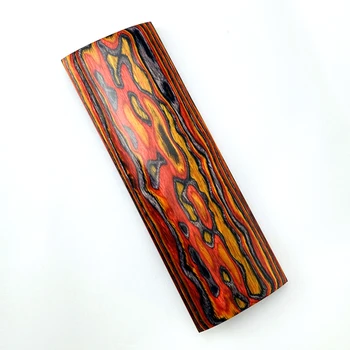 3D spalvų medžio peilis rankenos medžiaga laivapriekio ir rodyklių medienos rankena medžiaga 12x4x0.8cm - 2vnt