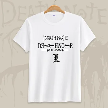 , anime Death Note, T-Marškinėliai, Unisex Marškinėlius S-3XL Juokinga Atsitiktinis TShirts Viršuje tees