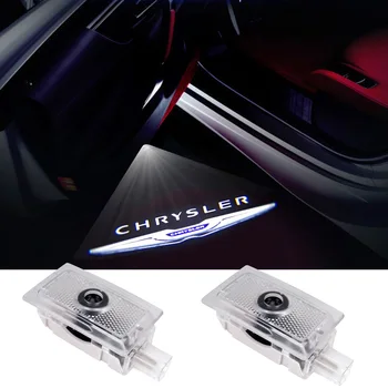 2vnt Skirti Chrysler Logotipas Duris Šviesos Mandagumo Sveiki Dekoras, Šviesos, Lancia Thema SRT 200 300 Sebring Lazerio Projektorių Priedai