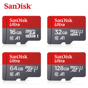 SanDisk Atminties Kortelė 256 GB 200GB 128GB 64GB 98MB/S Micro sd kortelė 32GB Class10 16GB flash kortelės 