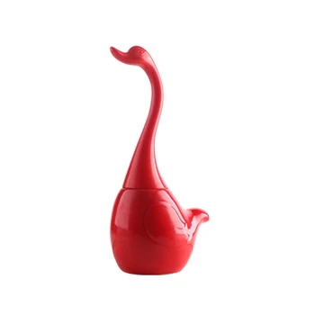 Keramikos, Plastiko Swan Tualeto Šepetys Turėtojas Kūrybos Vonios Kambarys Juokinga Namų Valymo Priemonė, Valymo Šepetys DropshippingWY6080