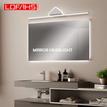 LOFAHS Baigė Modernios LED Veidrodis, Apšvietimas 0,4 M~0,8 M, Vonios kambarys Vandentiekis sienos sconce lampe Veidrodis lempos Wandlampe Duvar lambası
