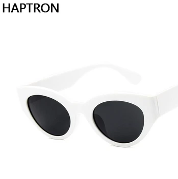 Retro ovalo formos akiniai nuo saulės Vyrams, prekės ženklo dizaineris balta raudona vintage retro saulės akiniai Rėmeliai moteriški Saulės Akiniai oculos de sol
