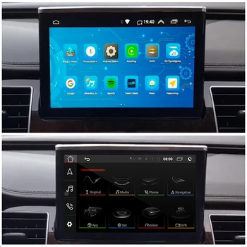 Android 9.0 Belaidžio CarPlay 4+64G Audi A8 4H 2011~2018 MMI 3G RMC Automobilio Multimedia Player Auto Radijo, GPS Navigacija, WiFi, BT