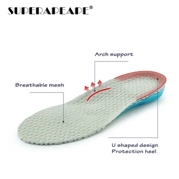 EVA Pavasario silikono vienintelis vidpadis vienodo kojų orthotic vidpadžiai arka parama ortopedijos įdėklai Padų Fascitas,Kojų Skausmas,pėdų priežiūros