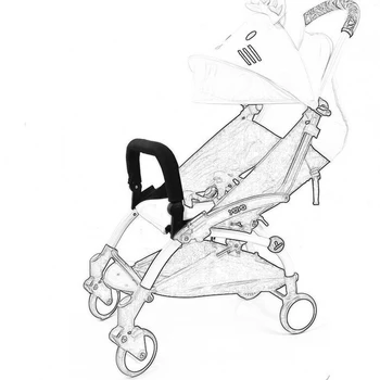Newbealer Reguliuojamas Kūdikio Vežimėlis Bamperis Aukštos Kokybės Vežimėlis Rankenos Porankiu Bamperio Juosta YOYO Babyzen Kūdikio Vežimėlis