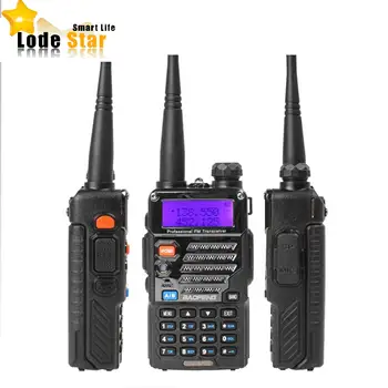 Atnaujinti BAOFENG UV-5RE UV 5RE Dual band walkie talkie du būdu radijo 5W 128CH UHF VHF FM Radijo 136-174MHz&400-520 MHz Interphone