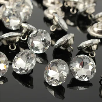 50pcs Redbud Kristalų Mygtukai Sofa-Lova Sienos 20mm Diamante Diamond Aišku, Apmušalai, Pagalvėlė Mygtukus 