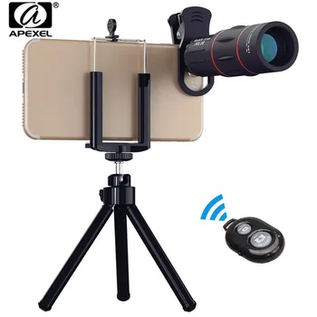 APEXEL 18 X Teleskopo objektyvą Monokuliariniai Mobiliojo Telefono vaizdo kameros Lęšis iPhone Samsung 