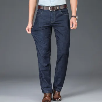 2020 Naujas Mados ženklo džinsus vyrams, atsitiktinis ir verslo džinsai vyrai džinsinio audinio kelnės vyrams aukštos kokybės tiesūs džinsai homme