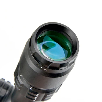 NAUJAS 2-8X20 Optika Kompaktiškas Riflescope Medžioklės taikymo Sritis Mil Dot Tinklelis Akyse Medžioklės Šaudymo pneumatiniai Šautuvai