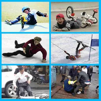 Vaikai Lauko Sporto Apsauga Slidinėjimo Skate Snowboard Kelnės Čiuožimo Protector Apsauginės Roller Klubo Kamšalu Slidinėjimo Šortai Kneep G7F8