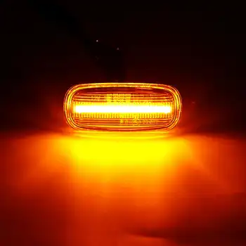 Pora LED Šoniniai Gabaritiniai Posūkio Signalo Žibintai Sparno Pusėje Rodiklio Žibintus, Gintaro Audi A3 S3 8P A4 B6 B7 B8 S4 RS4 A6 S6 C5 C7