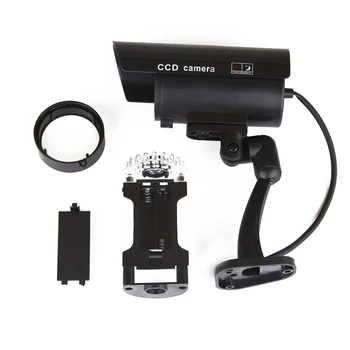 3pcs(1 maišelis)Vandeniui Manekeno CCTV Kameros Su Mirksi LED Šviesos Lauke arba Uždarose patalpose Realistiškas Ieškote netikrą Saugumo Kameros