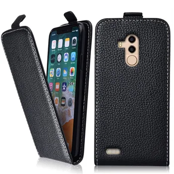 Verslo Derliaus Flip Case For BQ BQ-5517L Twin Pro Atveju Specialaus Dangčio PU ir Žemyn Paprastas Mielas telefonas krepšys