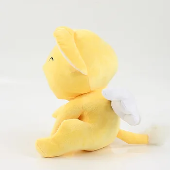 30cm Cardcaptor Sakura Kero pliušas su sparnais lėlės žaislas mielas laimingas Kero minkšti kimštiniai lėlės žaislas vaikams, dovana