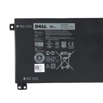 Dell Originalus Naujas Pakeitimo Nešiojamas Baterija DELL Precision M3800 XPS15 9530 TOTRM T0TRM 11.1 V 245RR H76MV 7D1WJ 61Wh