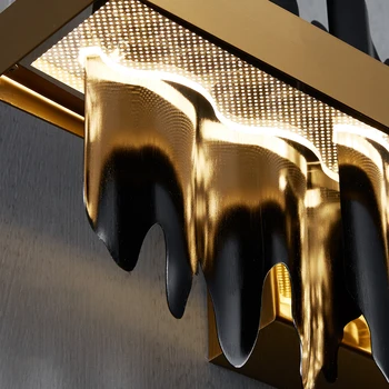 Naujos, modernios led siena sconce šviesos aukso/juoda miegamojo kambarį sieniniai šviestuvai prabangių namų dekoro miegamasis šviesos armatūra