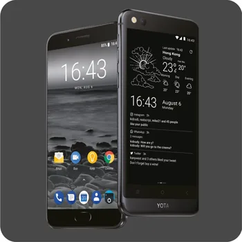 Pasaulinė versija Yota 3 + Yota 3+ Yotaphone3+ Android8.1OctaCore DualScreen 5.5