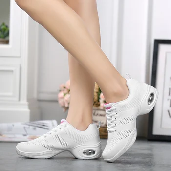 Šokis-Sportiniai Moteris Džiazo Šokių Bateliai Akių Vėdinimo Praktikos Šokių Sneaker Lady Šiuolaikinių Šokių Batų moteriški Sportiniai Bateliai