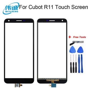 TouchScreen Priekinio Stiklo Skydelis Cubot R11 Jutiklis Jutiklinis Ekranas Dalys Skaitmeninis Keitiklis Skydelis Objektyvo Jutiklių Mobilus Telefonas Įrankiai