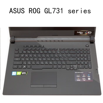 Klaviatūros išvalyti odą Padengti Silikono 2019 m. už ASUS ROG Strix G Hero Iii Randas 3 GL731 GL731GT GL731GU G731 GW 17.3 colių minkštos TPU