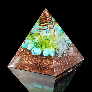 Orgone Piramidės 7cm butelis krašto Gydymo Piramidės Ametistas Piramidės Kristalų Amatų Ornamentu Namų Dekoro Amatų Pasisekė Dovanos