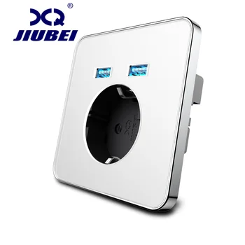 JIUBEI 2A Dual USB Sieninis Įkroviklis Adapteris Įkrovimo Lizdas, Su USB, Sieninis Adapteris, ES Kištuko Lizdas, Maitinimo Lizdas,