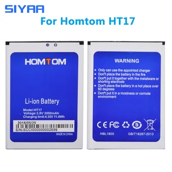 Originalus SIYAA Baterija HT17 Už Homtom ht17 Pakeitimo Baterijos Originalios Baterijos 3.8 V Didelės Talpos, 3000mAh, Li-ion Baterija