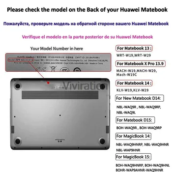 Crystal Matinis Sunku Viso Kūno Notepad Pakeisti Padengti Huawei Matebook D15 Matebook D14 
