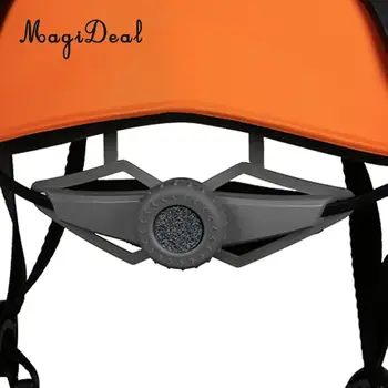 MagiDeal Lauko Saugos Šalmą, Roko Laipiojimo Medžio Speleo Baidarės Rappel Gelbėjimo Sunku Skrybėlę Orange Valtimis Stovyklavimo Įranga