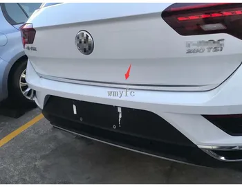 Volkswagen T-Roc T Roc 2018 2019 Nerūdijančio Plieno Galinis Kamieno Bagažinės Durų Juostelės Streamer Apdailos Dangtelio Apdaila