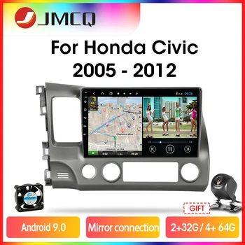 JMCQ Veidrodis Ryšio Automobilio Radijo Honda Civic 2005-2012 M Multimedia Vaizdo Grotuvas, 2 din 