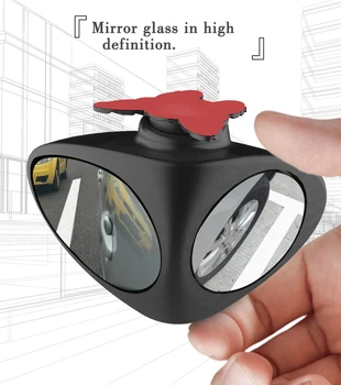 2 Pusėje Plataus Kampo Automobilių aklojoje Veidrodžių Pasukti 360 HD aklojoje Veidrodžių Automobilio Atbulinę galinio vaizdo Pagalbiniai Blind Spot Veidrodis