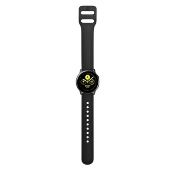 20mm Silikono Dirželis Galaxy Žiūrėti 3 45mm 41mm Watchband už Amazift Pvp Dirželis Juosta Huami GTS Gumos Kilpa Pakeitimo Apyrankė