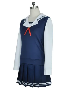 Saekano: Kaip Padidinti Nuobodu Draugei Eriri Spencer Sawamura Megztiniai Sailor Kostiumas Mokyklos Vienodos Suknelė Cosplay Kostiumai, perukas