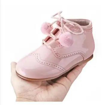 Mergina Bateliai Baby Bamblys natūralios Odos Batai 2019 M. Pavasario Mergaitės Rudenį, Vaikams, Avalynė Vaikams, batai Mergina kūdikių
