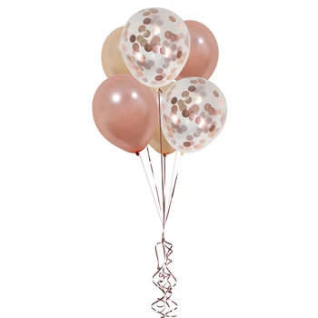 32pcs 12 colių rose aukso blizgučiai lateksiniai balionai rose gold šampano laimingas gimtadienio dekoravimas balionais vestuvių įvykis suppli