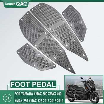 Motociklo pedalo pedalas CNC pedalo Kilimėliai pedalas, skirtas YAMAHA Xmax 300 XMAX300 17-18 aliuminio lydinys sutvirtintas pėdos padas