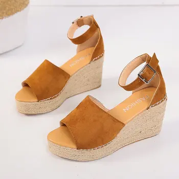 Didelis Dydis Laisvalaikio Platforma Vasaros Sandalai Moterims 2020 Paprasta Mada Dizainas batai
