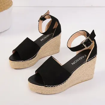 Didelis Dydis Laisvalaikio Platforma Vasaros Sandalai Moterims 2020 Paprasta Mada Dizainas batai