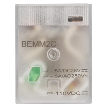 BEMM2C 8 Pin Mini Lydinio Galia Tarpinės Relės Elektromagnetinės Relės 5A