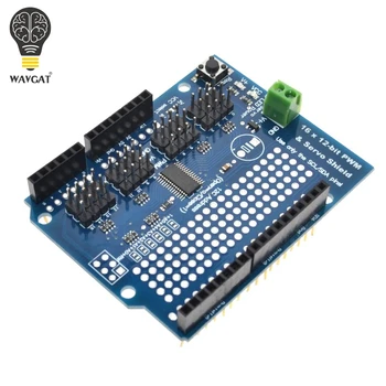 WAVGAT IIC I2C servo shield 16 Kanalų 12-bitų PWM/Servo Vairuotojas-I2C sąsaja PCA9685 Už Arduino Robotas PWM Uno Mega R3 Pakeisti