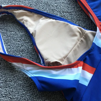 Seksualus vientisi maudymosi kostiumėlis Moterims maudymosi Kostiumėliai, 2021 Monokini Push Up Maudymosi Kostiumas Gali Moterų Paplūdimio V Kaklo Bather Uždaras Plaukimo Kostiumas XL