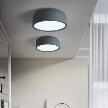 LED e27 turas modernių lubų lempa, šviestuvas, Šiaurės šalių Namų biuro, svetainė, miegamojo aliuminio lubų apšvietimas