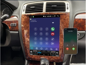 128G Carplay Tesla Ekranas Android 10 Automobilio Multimedijos Grotuvo Jaguar XK XKR S XKR-S GPS Navigacija, Garso Radijo stereo galvos vienetas