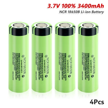 Smart Universal Baterija, Įkroviklis, NCR18650B Baterijų 3400mAh 18650 Ličio Įkraunama Baterija, Žibintuvėlis USB Įkroviklio Rinkinys
